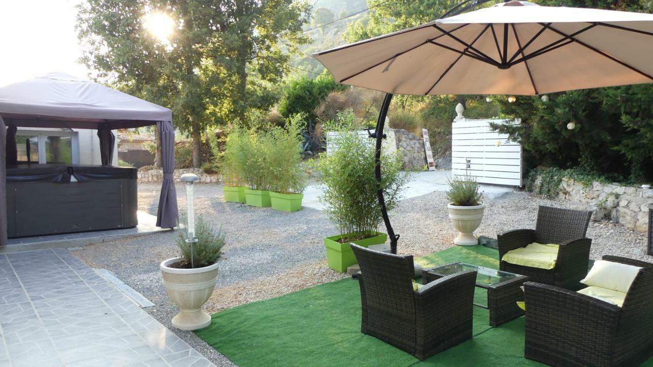 Villa Regain Chambres Et Table D'Hotes Greolieres Zewnętrze zdjęcie